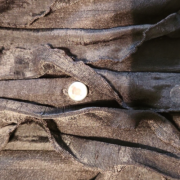 Marks and Spencer Per Una Frilled blouse with jeweled buttons - Picture 2 of 7